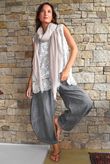 Veronica Embroidered Tank White